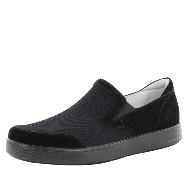 Alegria Shoes - Bender Black Suede