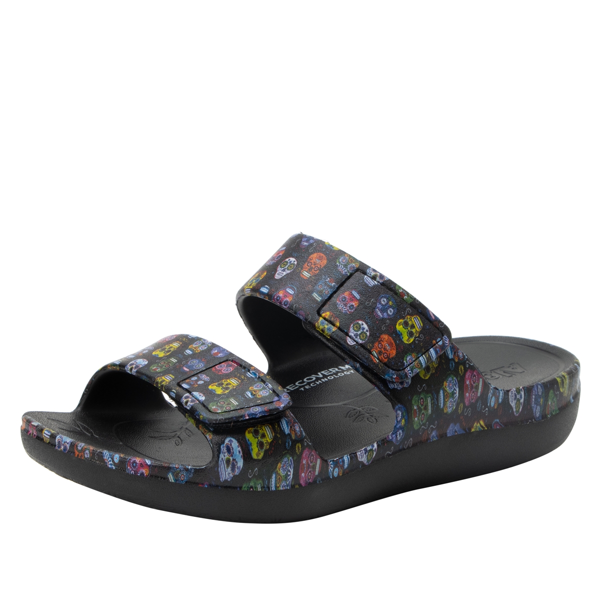 Sugar skull flip flops hot sale