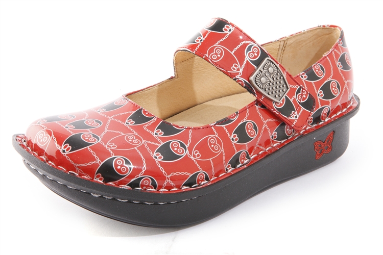 Alegria Paloma Coral Owl Print Patent | FREE SHIPPING Both Ways from ...