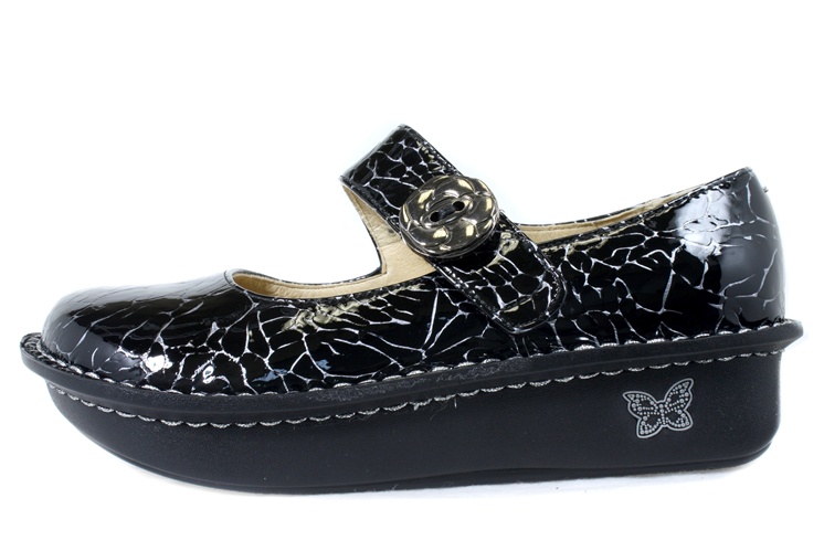 Alegria Shoes - Paloma Black Etched