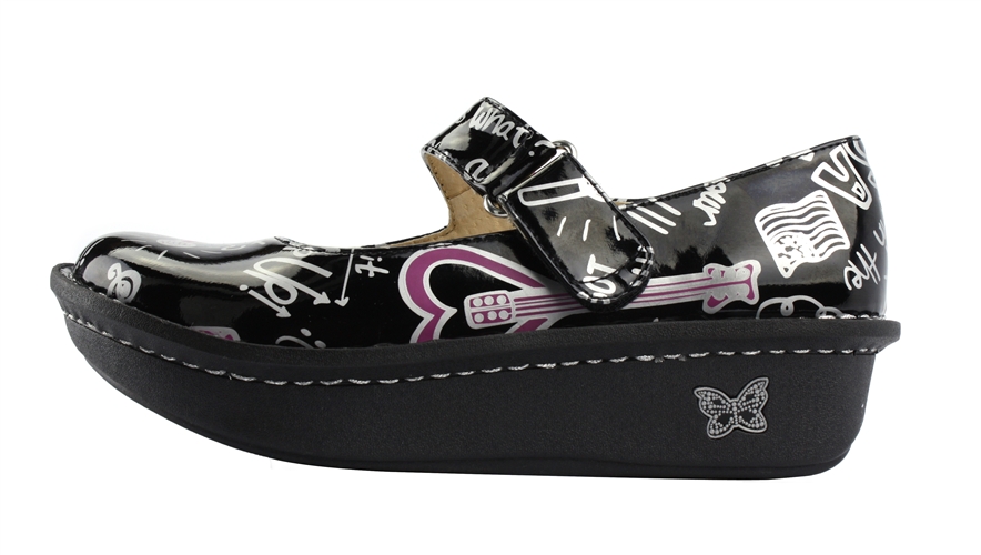 Alegria Kids Vinca Paloma Rock Star Black | AlegriaShoeShop.com