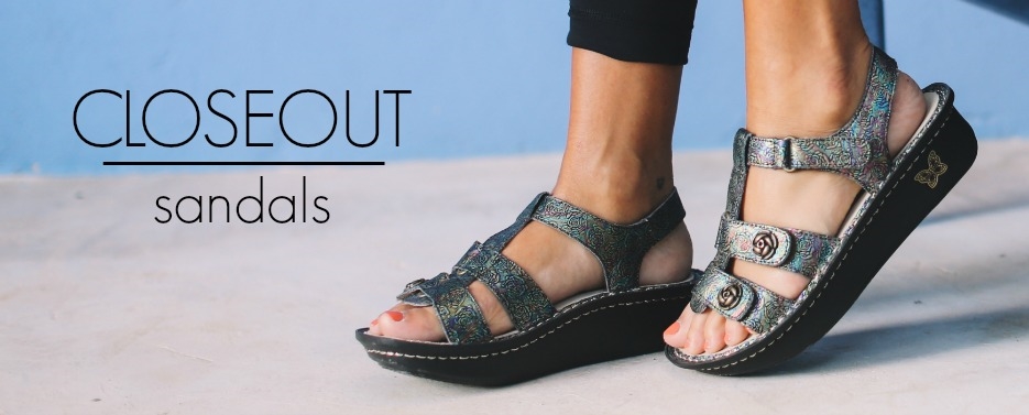 Alegria Sandal Closeouts have been 